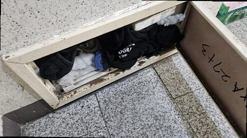 광주 누수탐지 아래층 천장 물자국과 현장 점검 모습