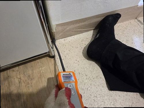 일산서구 누수탐지 거실 천장 누수 흔적과 수도계량기 별침을 확인하는 현장