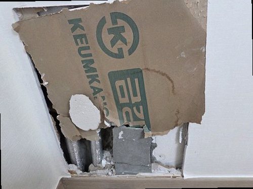 남동구 누수탐지 가스탐지기와 청음탐지기를 이용해 누수 위치를 확인하는 모습